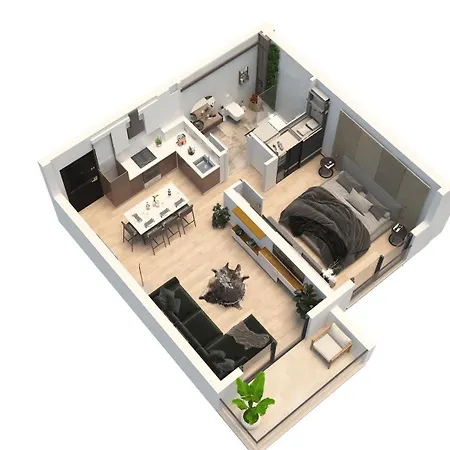 Appartement View Riverside Mountain *